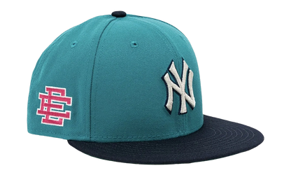 59FIFTY MLB NY YANKEES FITTED HAT "ERIC EMANUEL - Green/ Navy" EE431