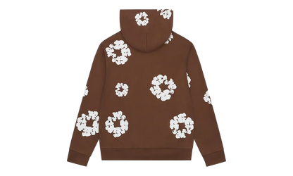 Cotton Wreath Zip Hoodie "Brown" DT451