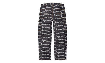 Jacquard Logos Double Knee Denim Painter Jeans "FW25 - Rigid Indigo" SU26912