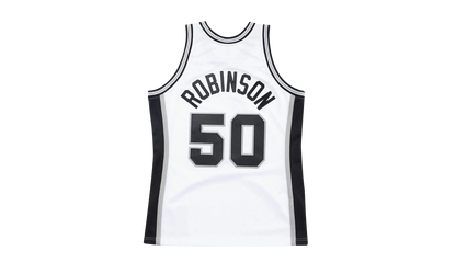 NBA David Robinson Authentic Jersey "1998 San Antonio Spurs - White" AJY4EL18028 SASWHIT98DRB