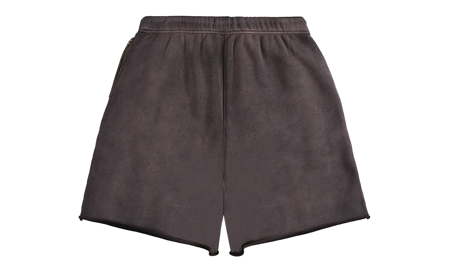 Worn Gothic Sweatshort "Black" P446 HWSP226