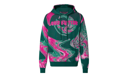 Splash Logo Hooded Sweatshirt "Green/Pink" 1ABJ33