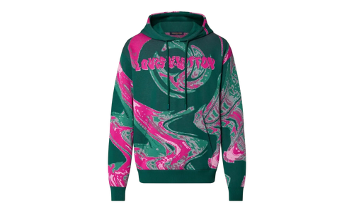 Splash Logo Hooded Sweatshirt "Green/Pink" 1ABJ33