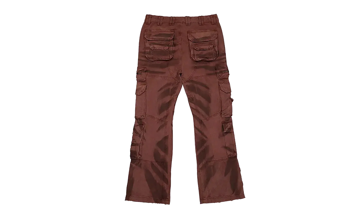 Skidrow Flared Cargo Pants "Clay" GS118