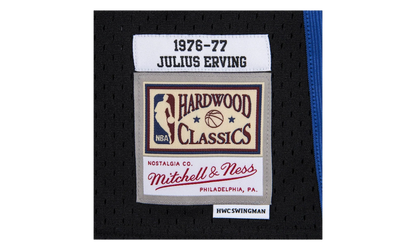 NBA Julius Erving Reload Swingman Jersey "1976 Philadelphia 76ers - Black" SMJYCP19300 P76BLCK76JER