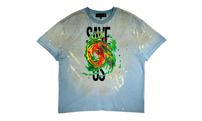 Who Decides War Save Us Short Sleeve Tee Shirt Blue "Sky / Multicolor" 231389M213074