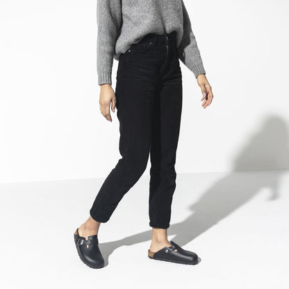 Boston Oiled Leather in Black