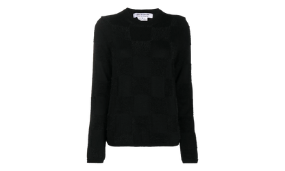 Solid Color Fringe Sweater WMNS "Black" GP N015 051 BLAC