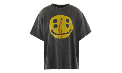 Cactus Plant Flea Market Smiley Face Logo Short Sleeve Tee Shirt "Black" SM YS1 0000 C01