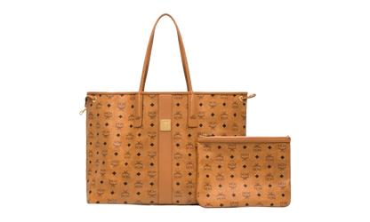 Large Liz Shopper in Visetos "Cognac" MWPCSVI02CO001