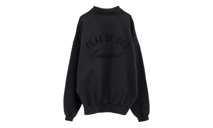 Embroidered Classic Polo Sweatshirt "Vintage Black" 192HO252042F