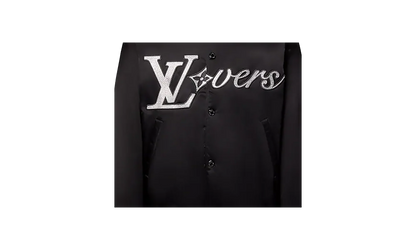 Embroidered Crystal Lovers Logo Nylon Jacket "Pharrell Williams - Black" 1AFHWQ