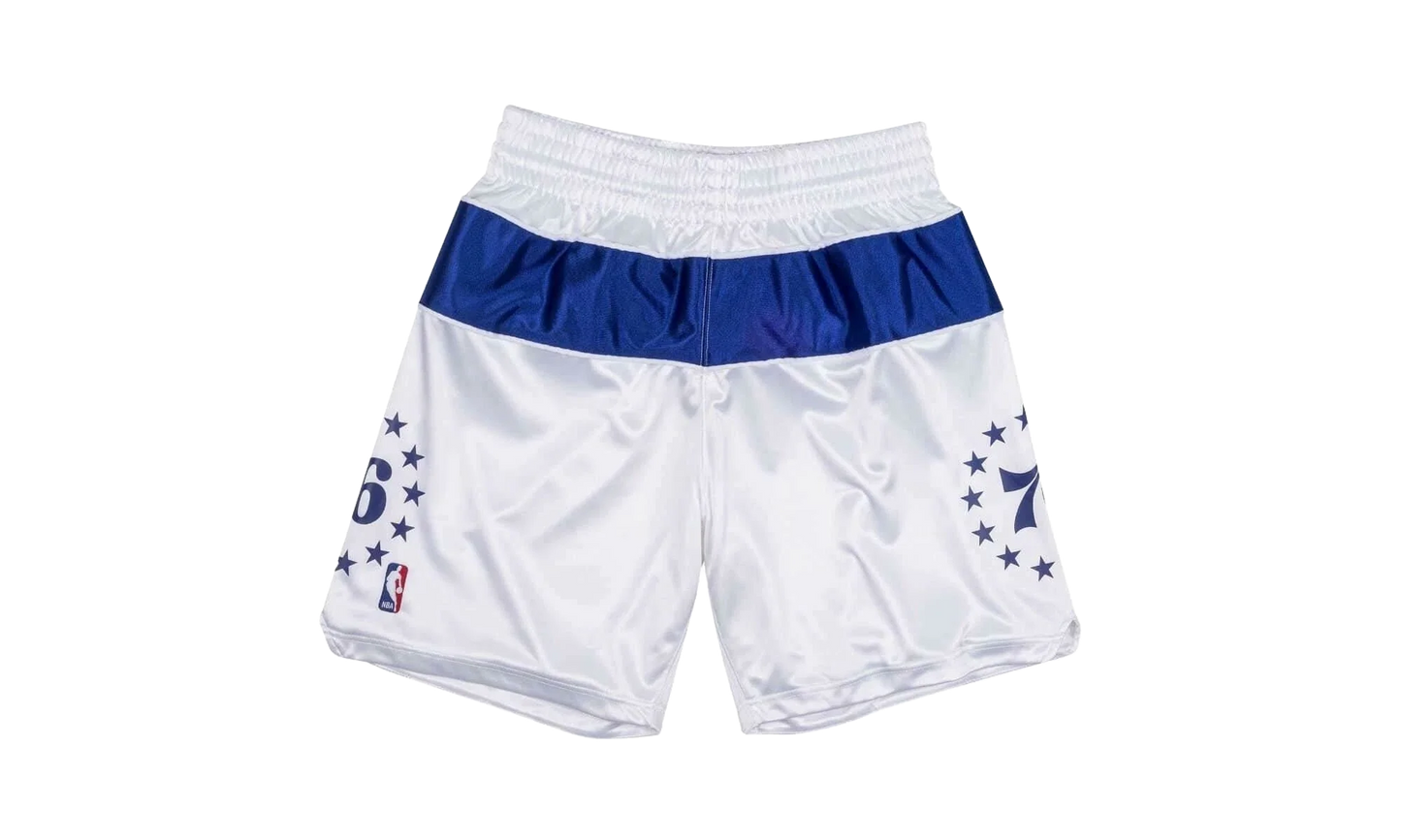 NBA Authentic Shorts "2003 Philadelphia 76ers - White" ASHRAC19102 P76WHIT03