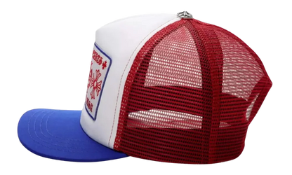 Hollywood Trucker Hat "Blue/Red/White" CHRM0705