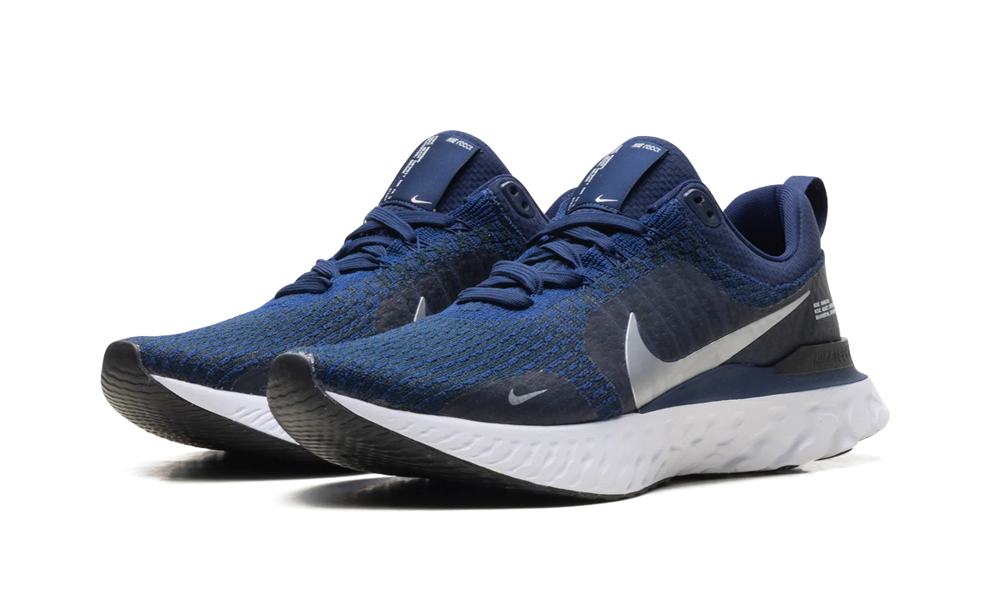 React Infinity Run Flyknit 3 "College Navy Metallic Silver" DZ3014 401