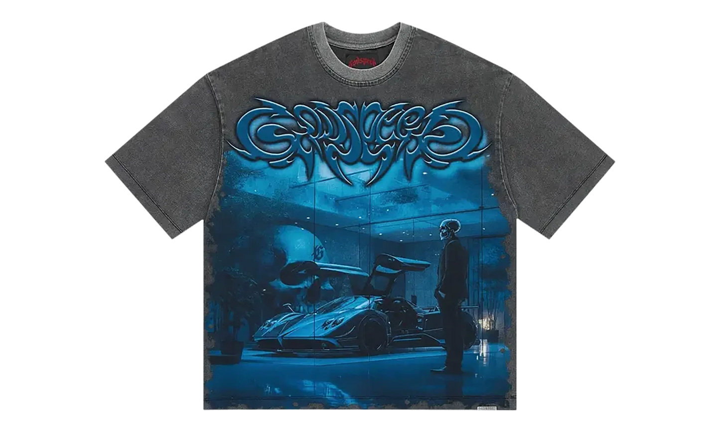 Showroom Miami Superrun T-Shirt "Grey Wash" GS180