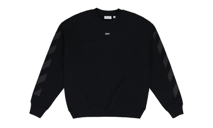Cornely Diagonal Crewneck "Black" OFW-MHDS-0201
