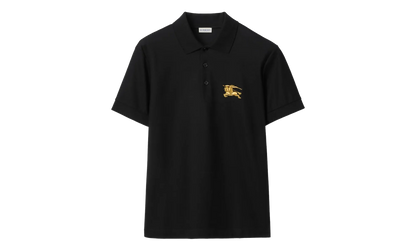 Metallic Equestrian Knight Polo Shirt "Black" 8119008
