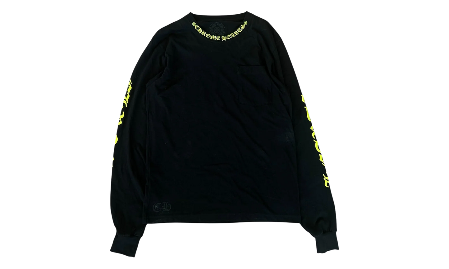 Neck Logo Longsleeve T-Shirt "Black / Yellow" CHRM0748