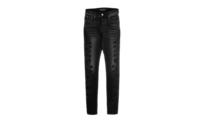 NY XO Bones Jeans "Aged Black" AMDNSY1181 023