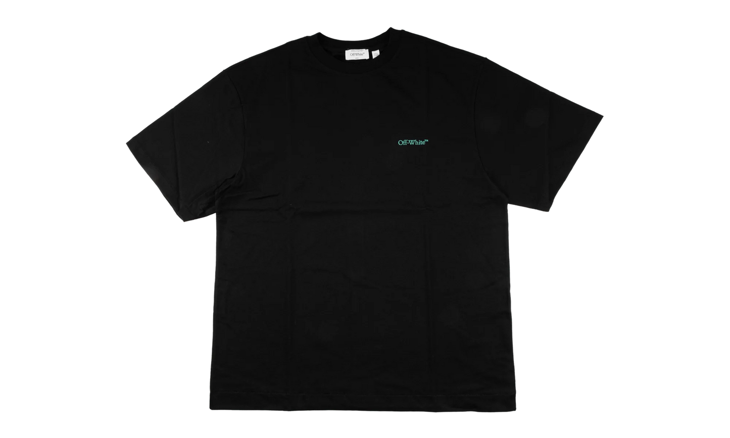 TAPE ARROW SKATE FIT TEE "Black" 44OWOS26T059 001