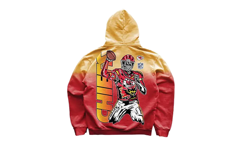 Chiefs Go Long Ombre Hoodie "Red / Yellow" WL003