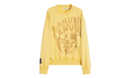 PRINTED COTTON SWEATSHIRT "Yellow" RU SS0016 J120 P24 810