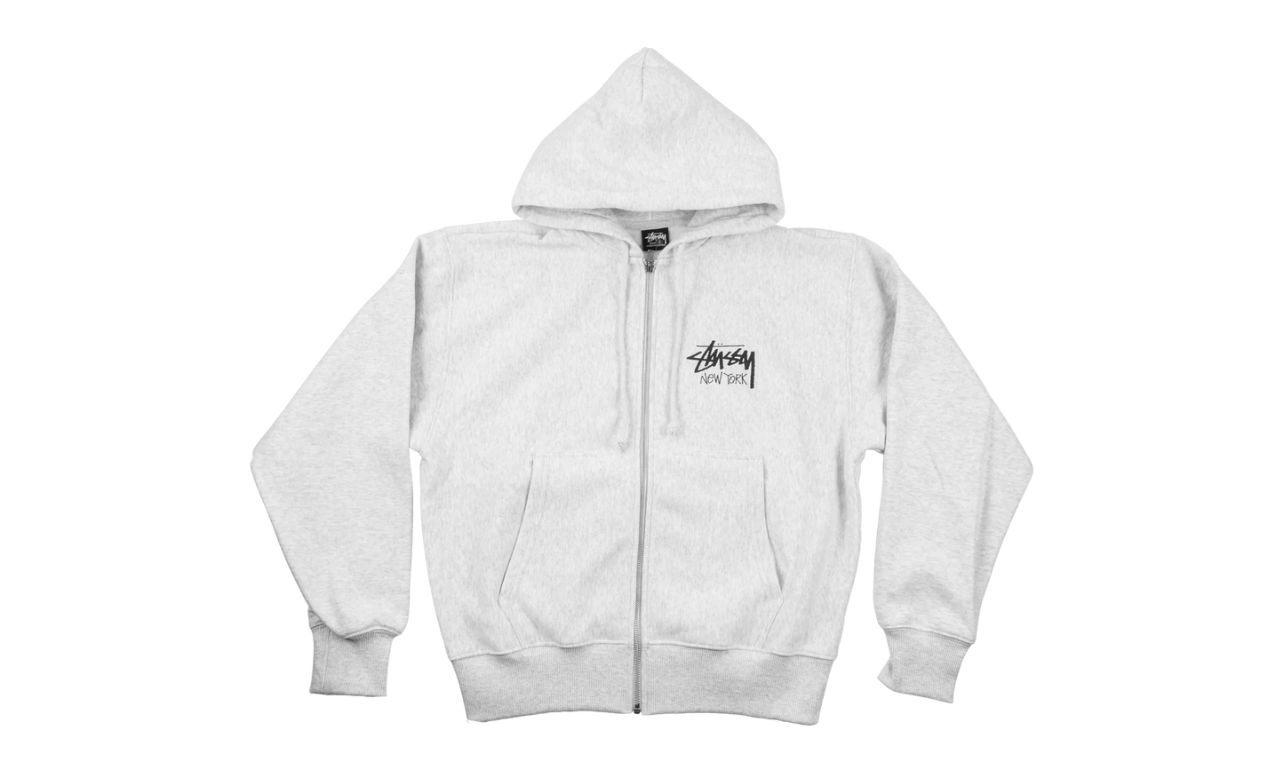 New York Chapter Hooded Zip "Ash Heather" STUS348