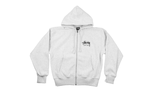 New York Chapter Hooded Zip "Ash Heather" STUS348