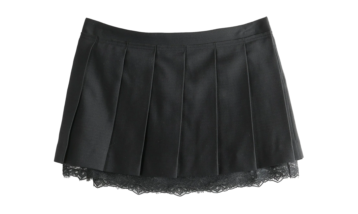 Mini Pleated Skirt WMNS "Black" FN WN SKIR000906 BLACK