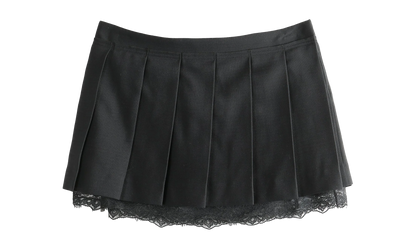 Mini Pleated Skirt WMNS "Black" FN WN SKIR000906 BLACK