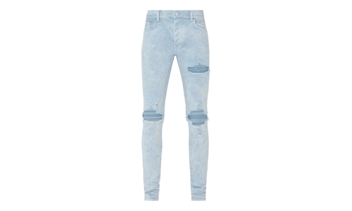 MX1 Mineral Wash Patch Jeans "Baby Blue" SS23MDS012 853