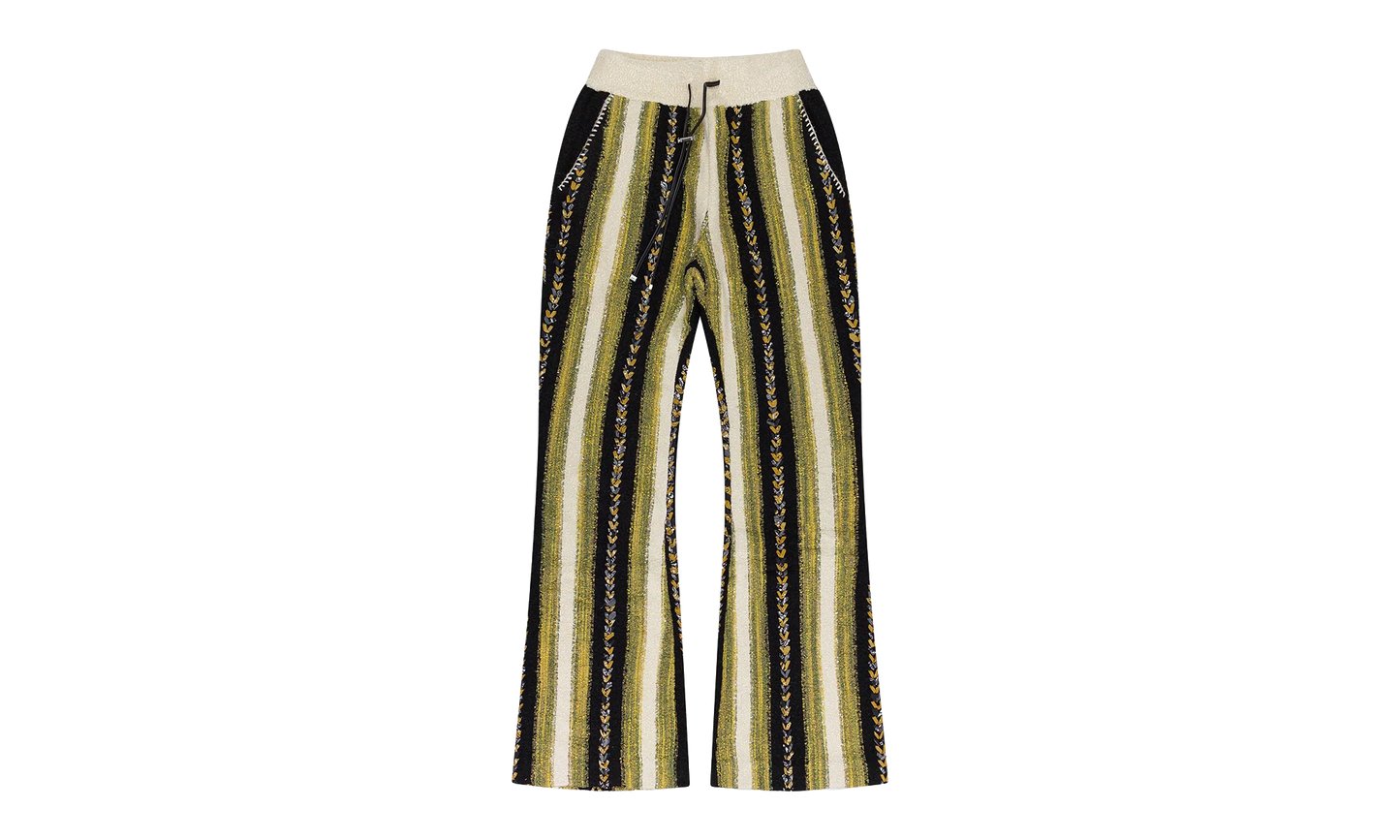 Braided Bandana Stripe Pant "Yellow" SS22MKP001_YELLOW