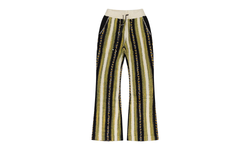 Braided Bandana Stripe Pant "Yellow" SS22MKP001_YELLOW