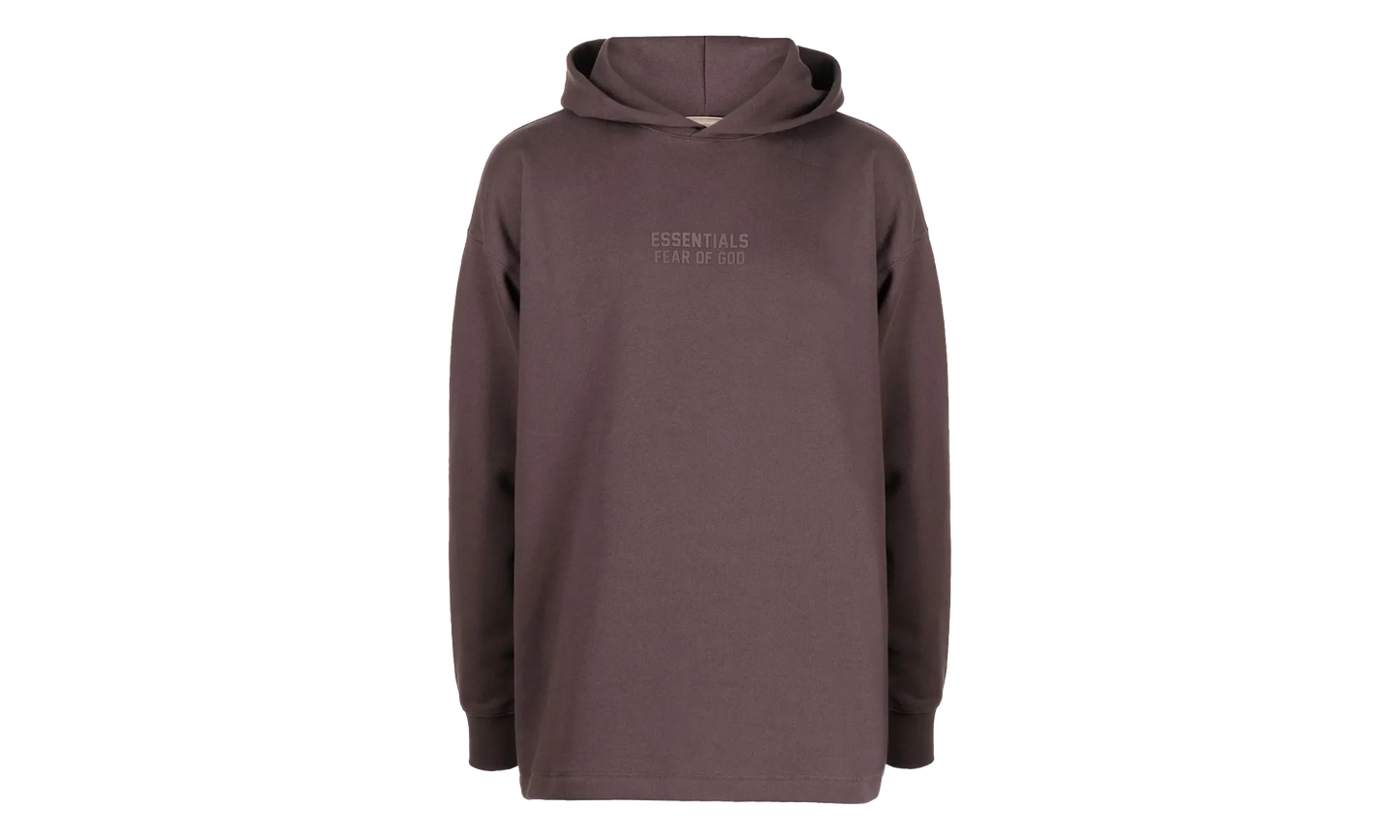 Relaxed Hooded Sweatshirt "Plum" 192BT222095F