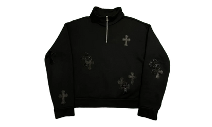 Cross Patch Quarter Zip "Black" CHRM0834