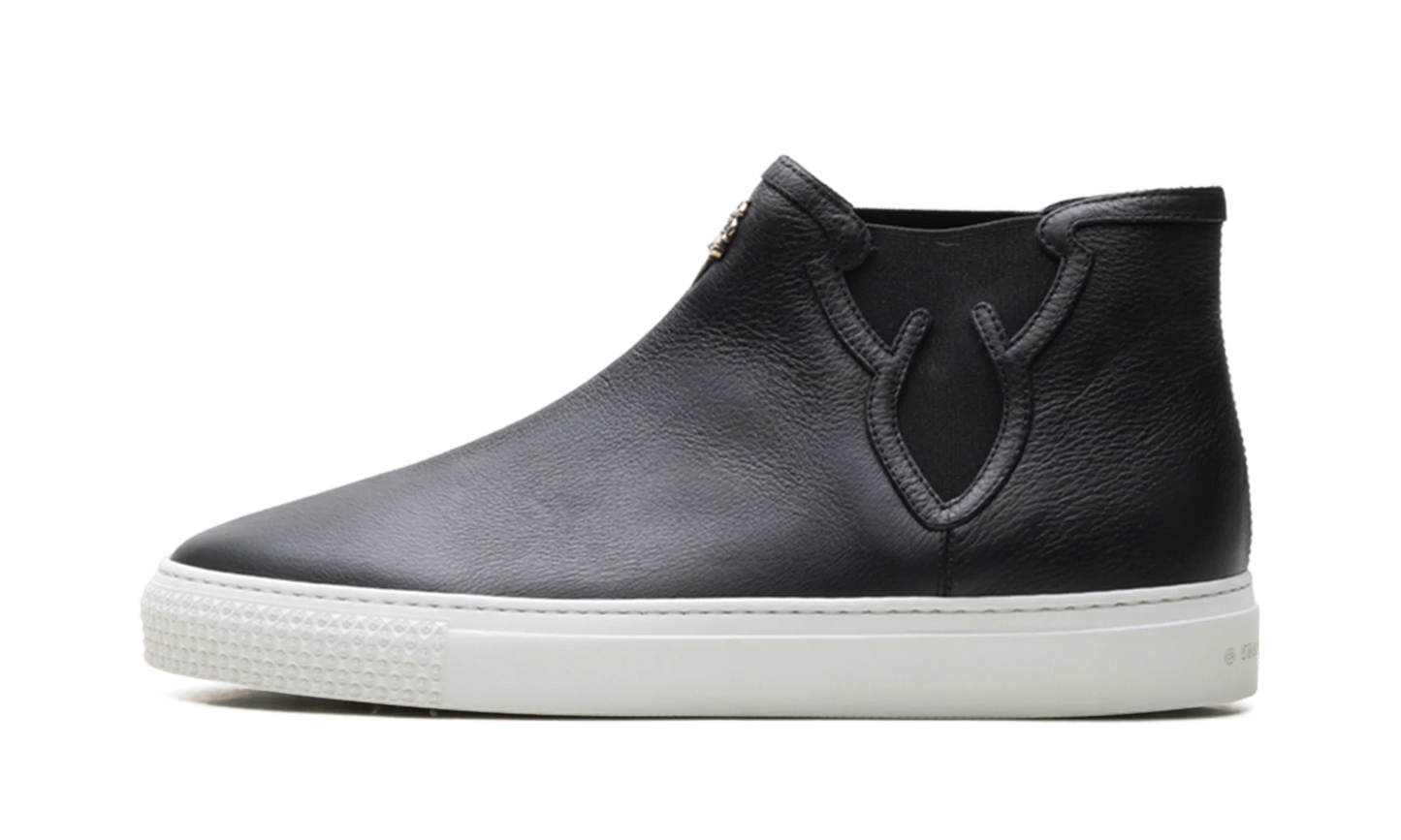 Leather High Top Trainers "Black" CHRM1173