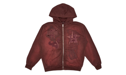 Cactus Jack Fanatics 2025 Rep Your City Houston Hoodie "Red" CPFM23
