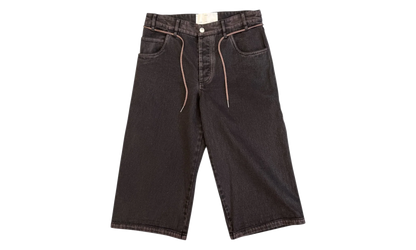 Long Denim Shorts "Black Fade Out" 261 MST055 FADEBLK