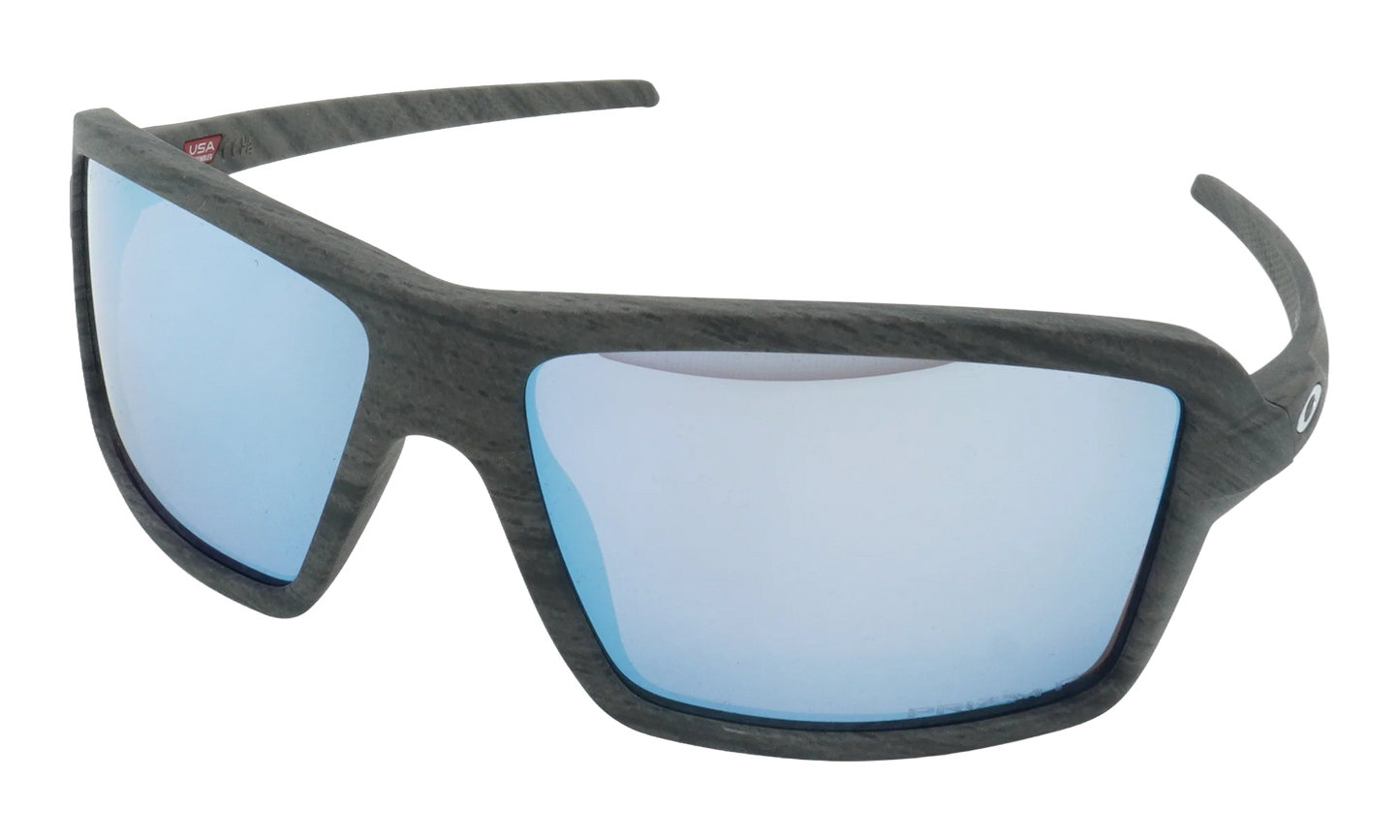 Cables Polarized Sunglasses "Woodgrain / PRIZM Deep Water Polarized" OO9129 06