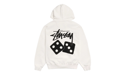 Dice Pigment Dyed Zip Up Hoodie "Natural" STUS371