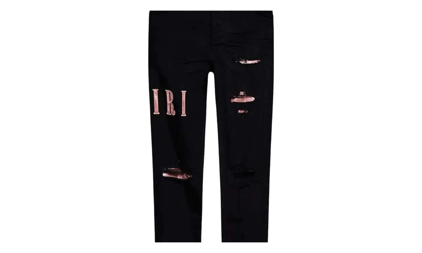 Tie Dye Core Logo Jean "Black" AMDNSY1016