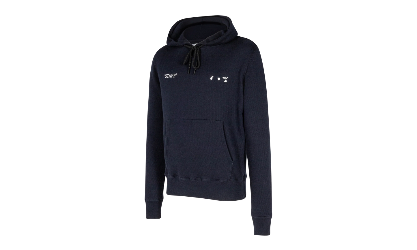 Staff Slime Hoodie "Blue / White" OMBB034T21FLE0014501