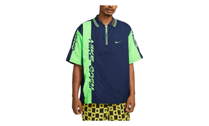 Nike x Cactus Plant Flea Market Short Sleeve Polo Shirt "Navy Green" DM4959 410