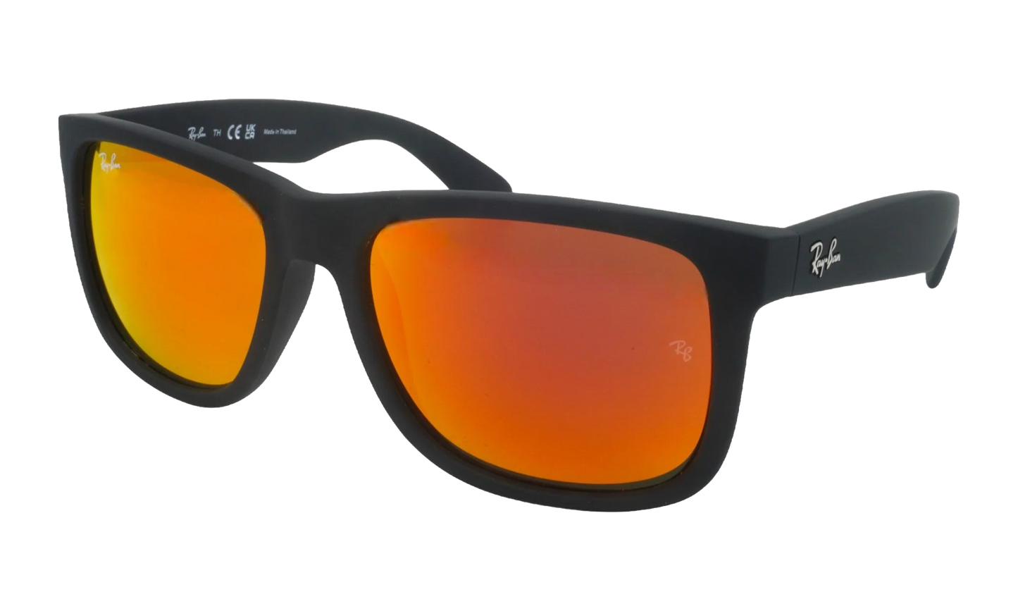 Justin Sunglasses "Rubber Black" RB4165-622-6Q_55