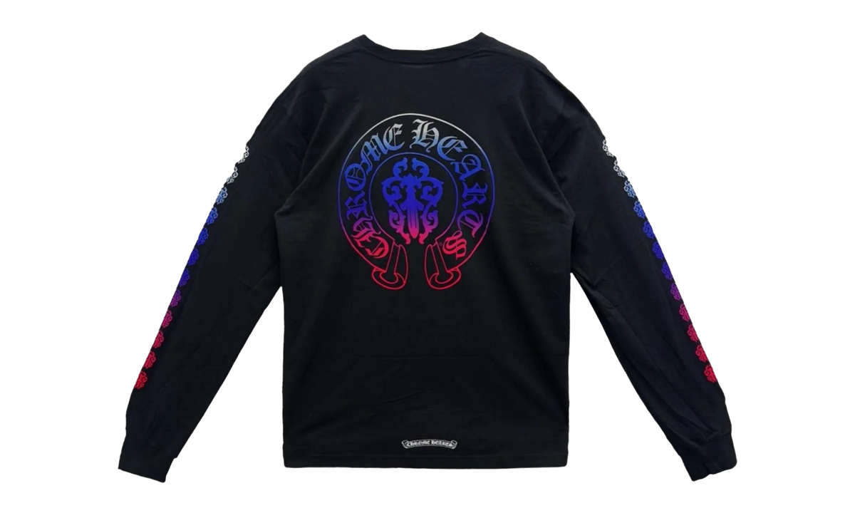 Gradient Dagger Horseshoe Long Sleeve Tee "Black" CHRM0789