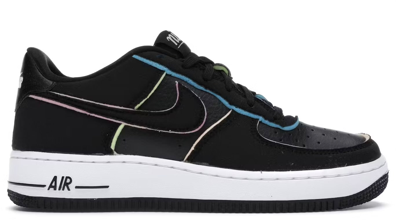 Air Force 1 Low Black Pink Barely Volt (GS)
