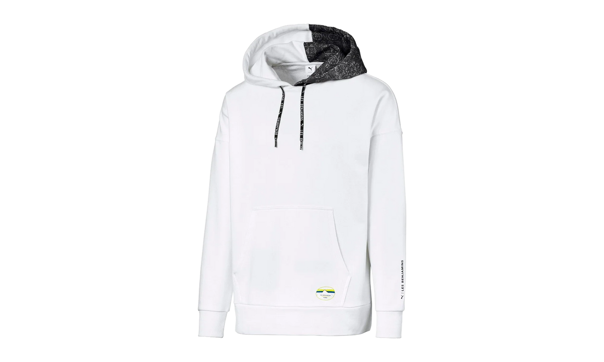 LES BENJAMINS HOODIE "Puma White" 595470 02