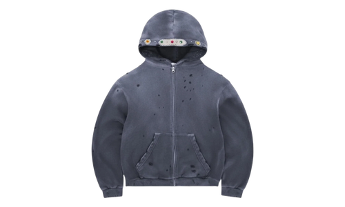 Sapphire Zip Up Hoodie "Grey" BS98