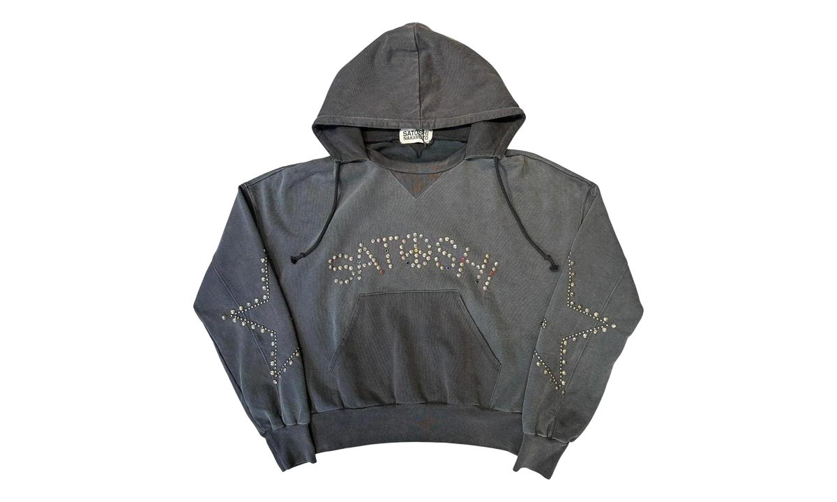 Star Studded Hoodie "Black Grey" SAT012